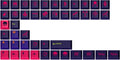 GMK Laser Novelty Keycap Set - 44-Key Doubleshot ABS, Cherry Profile