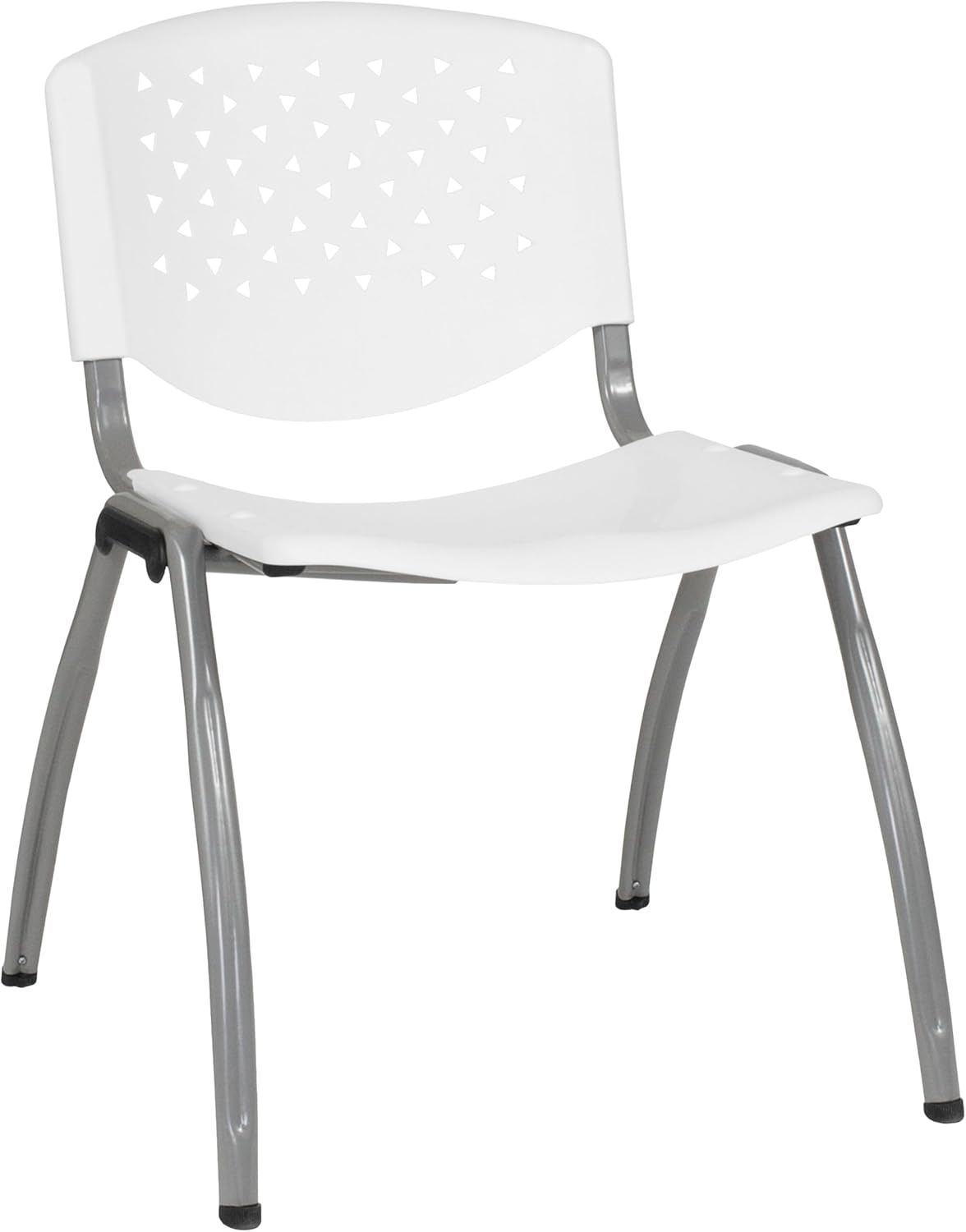 HERCULES Series Stack Chair with 880 lb Capacity and Gray Frame