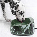 Heated Pet Bowl Outdoor Thermal Water Bowl - Keeps Water From Freezing