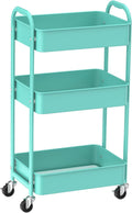 3-Tier Rolling Utility Cart with Caster Wheels - Easy Assembly