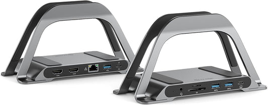 ALOGIC Bolt Plus 10-in-1 4K Dual Monitor Dock - Ultimate Connectivity!