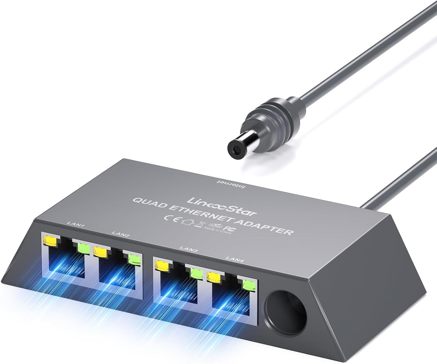 Multi Ports Starlink Ethernet Adapter for Stable 1 Gbps Connection