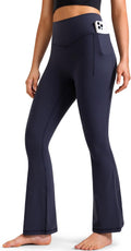 Colorfulkoala Dreamlux No Front Seam Mini Flare Leggings - High