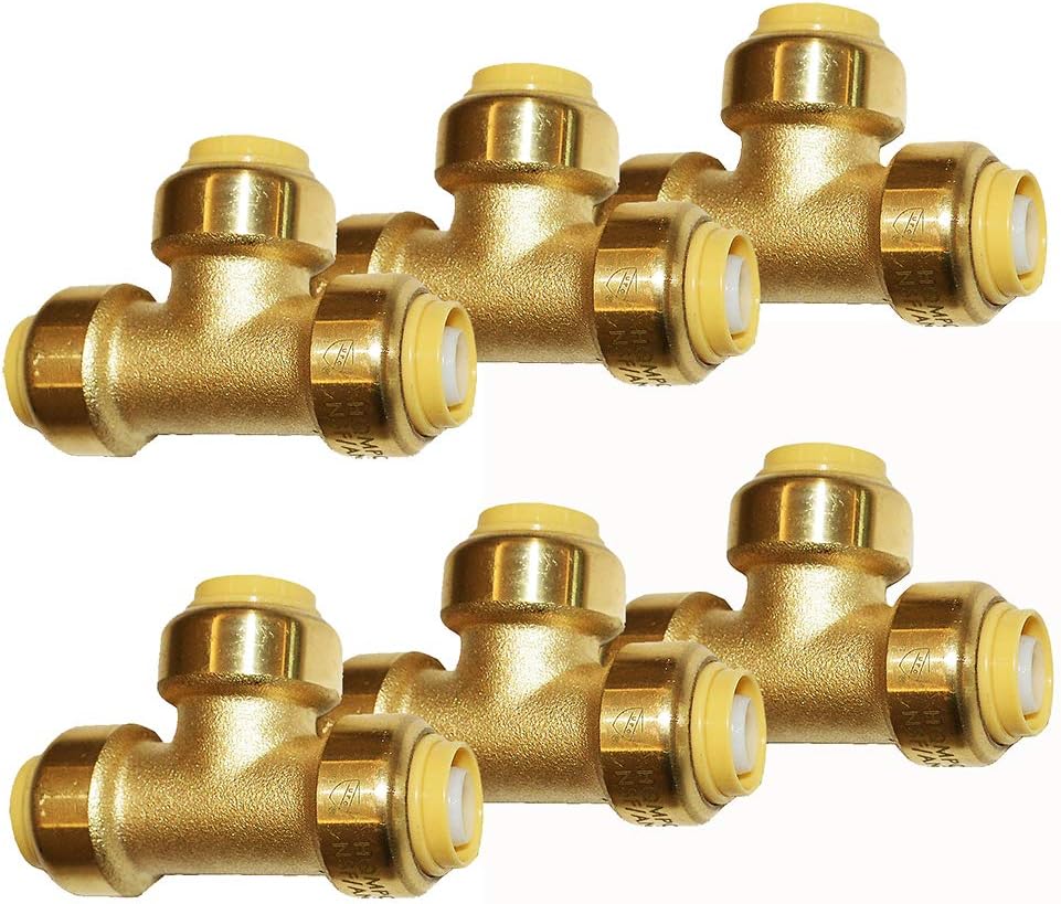 3/4 Pex Tee Push Fit Plumbing Fitting for Easy Installation