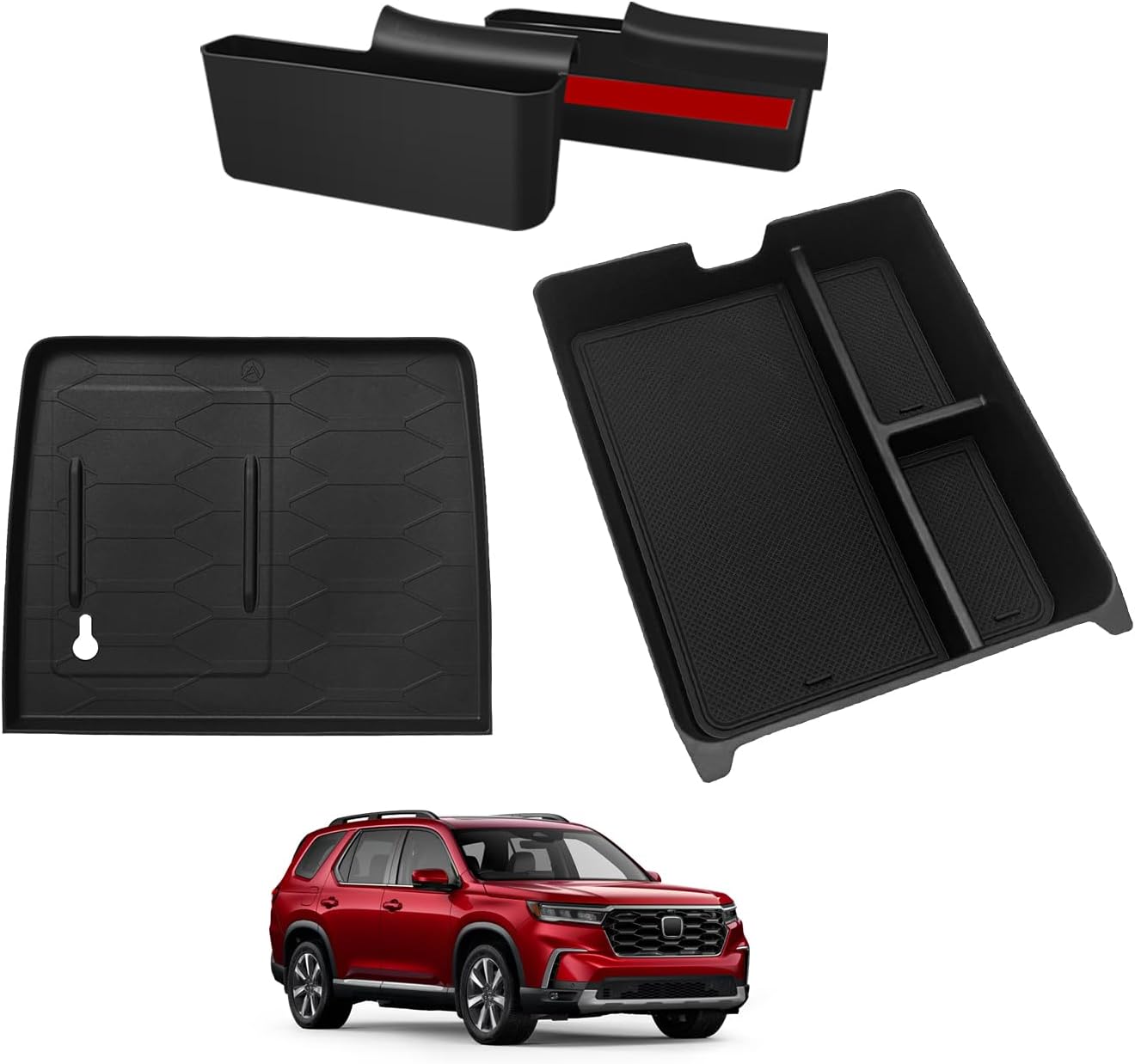 Muslogy Center Console Organizer & Wireless Charger for Honda Pilot