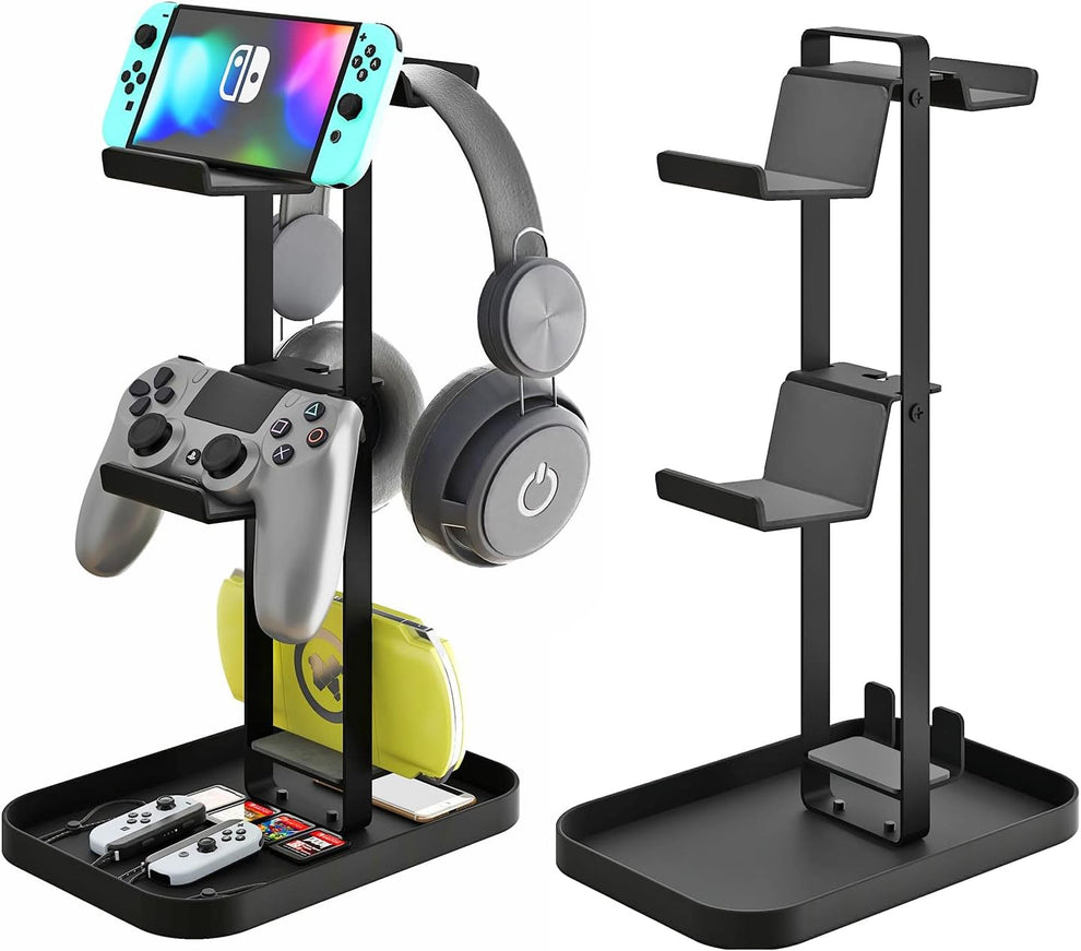 2-Tier Controller Stand: Organized Desk Bliss! – GearMustHave
