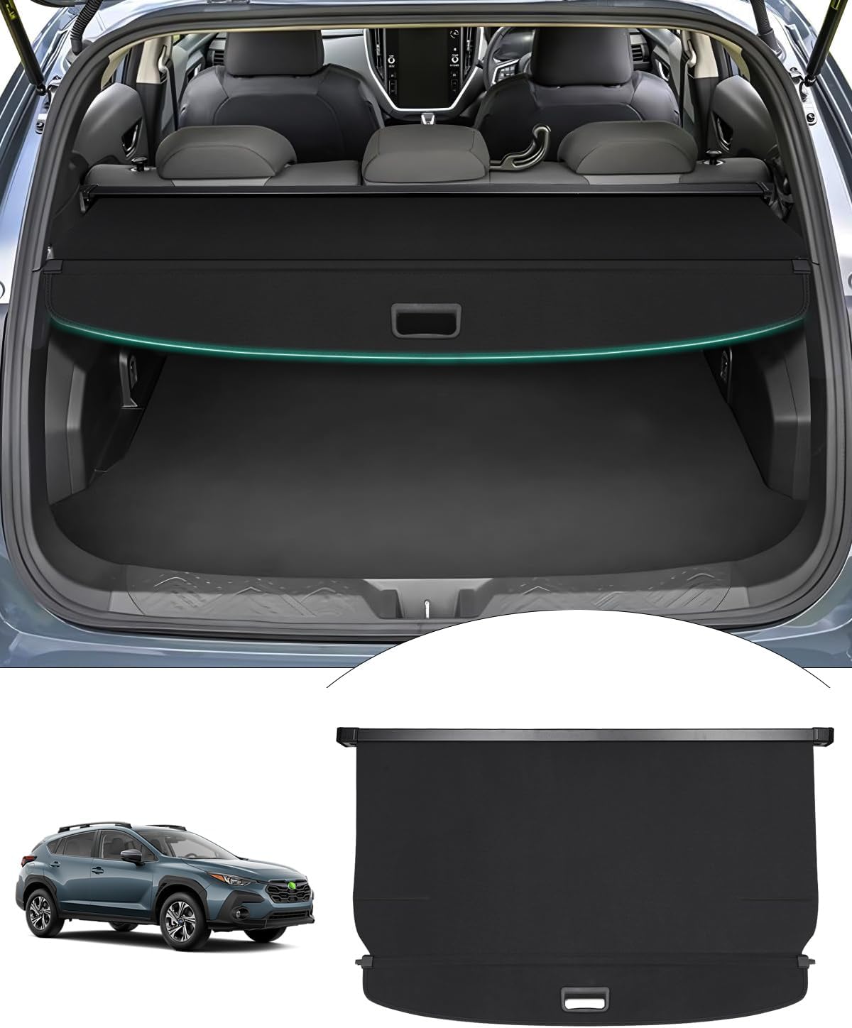 Powerty Cargo Cover for 2024 2025 2026 Subaru Crosstrek Accessories