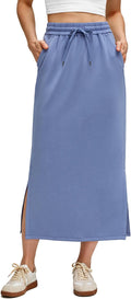 G4Free Smoofit Maxi Skirt for Women - Soft Casual Long Skirt