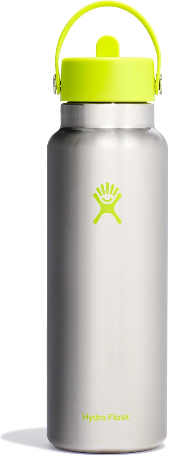 Hydro Flask 40 Oz Wide Flex Straw Cap Bottle for All-Day Hydration