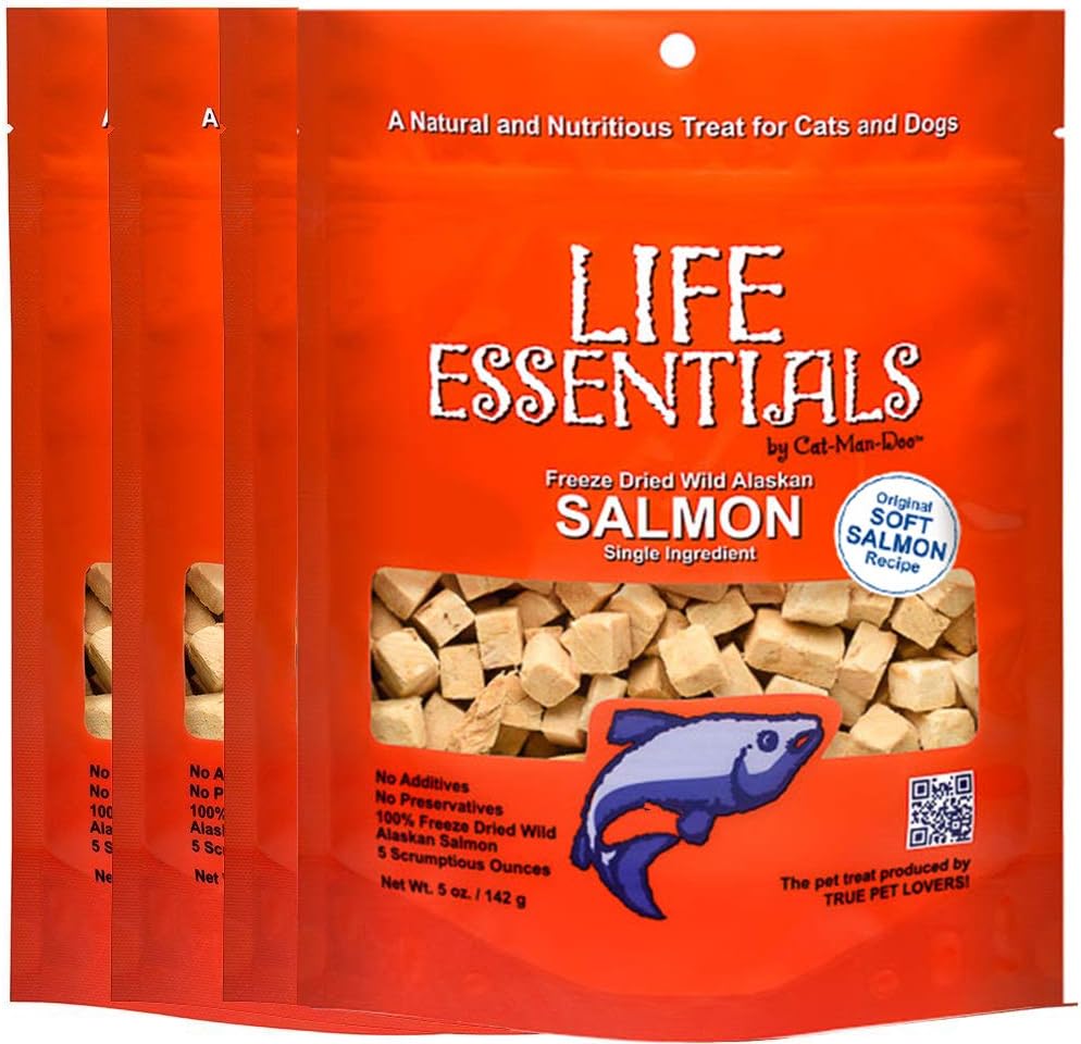 All Natural Freeze Dried Wild Alaskan Salmon Treats for Pets