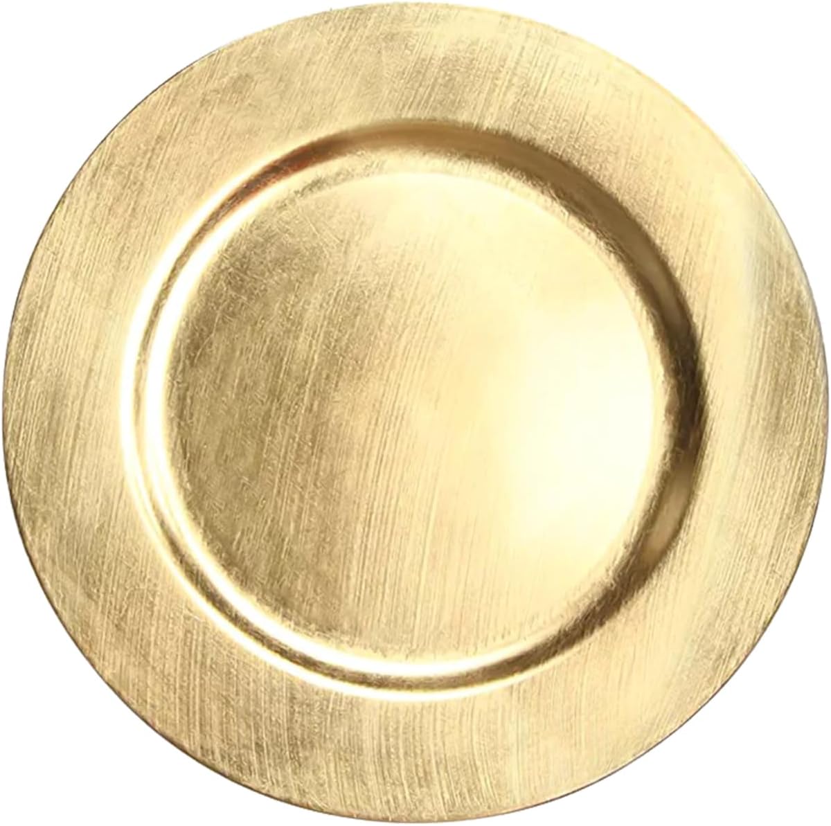 Gold Charger Plates 24 Pack | Heavy Duty & Durable Dinner Plates | Wedding & Party Supplies