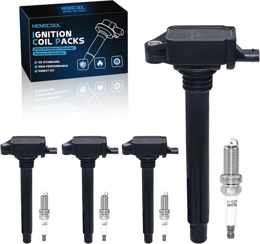 Ignition Coil Pack and Iridium Spark Plugs for Jeep Cherokee