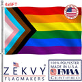 Pride Flag 4x6 Outdoor Double Sided Heavy Duty - Vivid Color