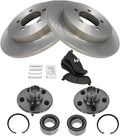 TRQ Rear Brake Pad & Rotor Kit for 2002-05 Ford Explorer - Complete