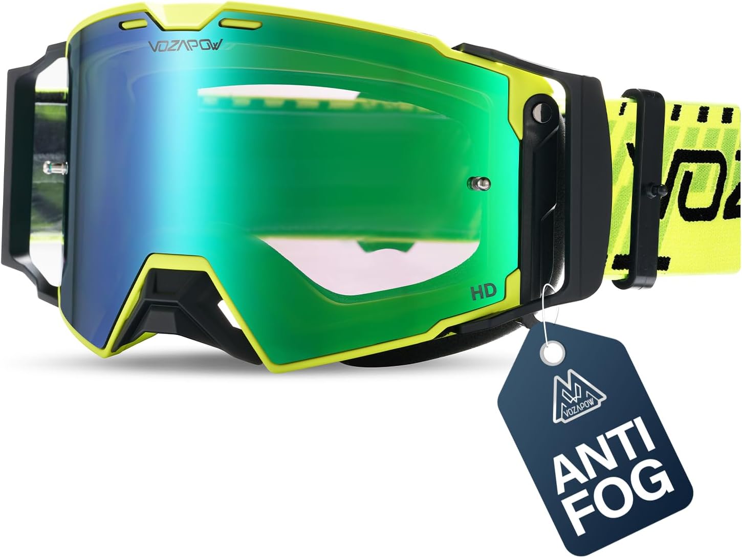 Dirt Bike Goggles Over Glasses Anti-Fog for Ultimate Protection