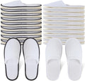 Yeios 20 Pairs Disposable Slippers for Guests - Thick Non-Slip Comfort