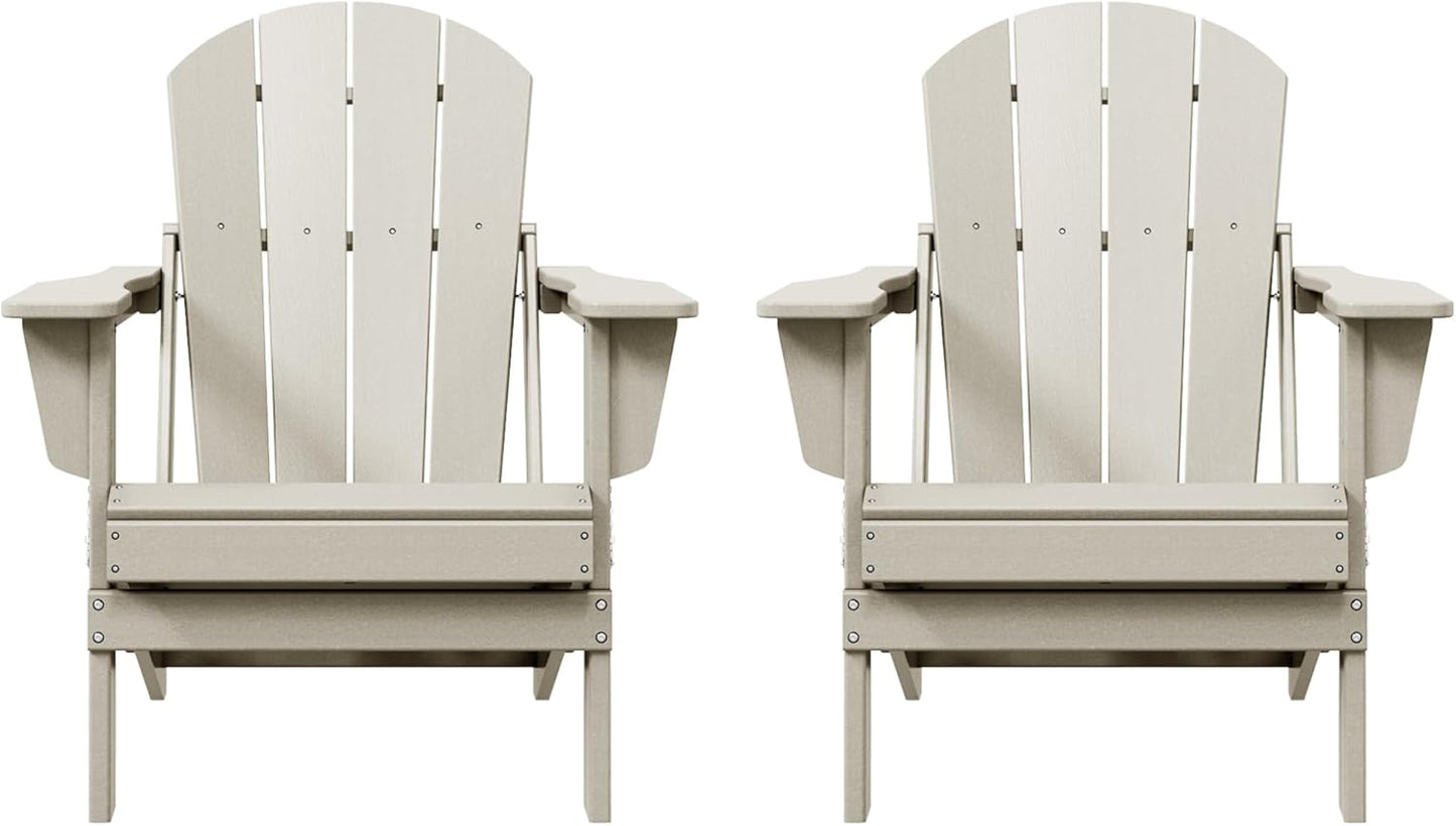 Westin Outdoors Laguna Adirondack Chair Set for Relaxing Outdoors