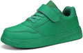 Unisex Child Leather Knit Running Sneakers for Kids - Breathable Fit