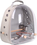 Bird Travel Carrier Cage Bubble Backpack - Hands-Free Bird Transport