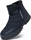 Men's Winter Snow Boots Faux Fur Lining - Warm Waterproof Walking