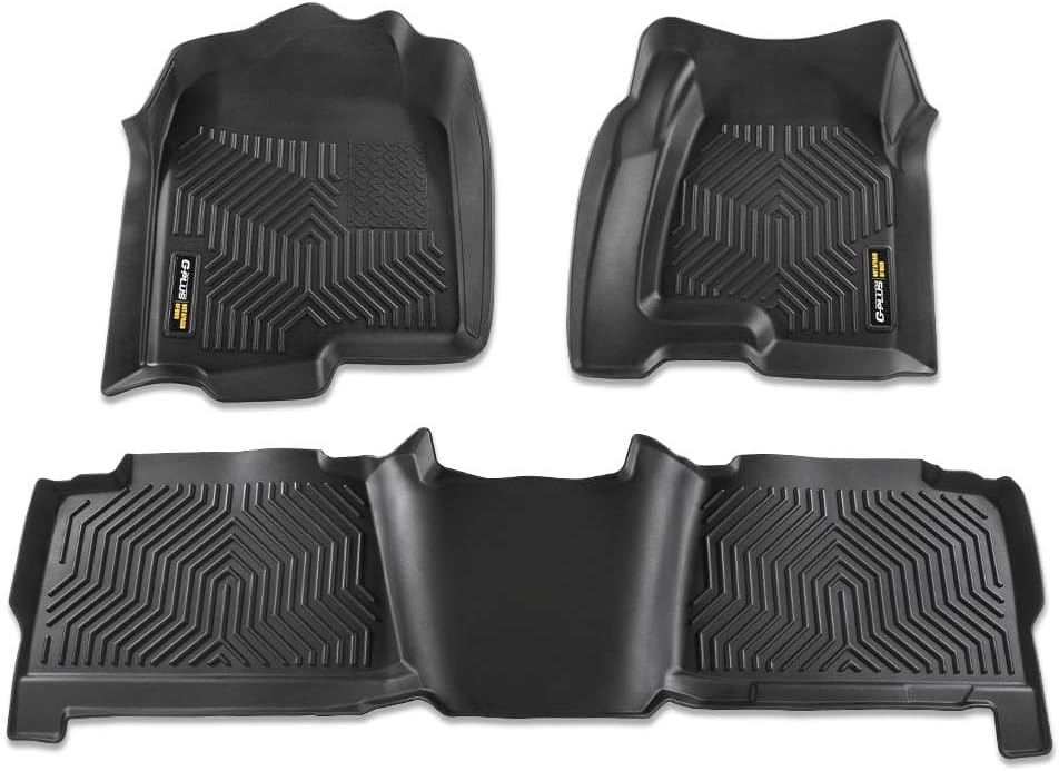 TPE Floor Mats for Chevy Silverado/GMC Sierra 1500 Crew Cab