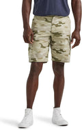 Lee Relaxed Fit Cargo Shorts - Stretch Waist and Knee-Length