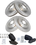 TRQ Front and Rear Brake Pad & Rotor Kit for Ford Edge & MKX