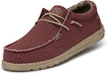 Hey Dude Mens Wally Stitch Loafers - Lightweight Comfort for Everyday