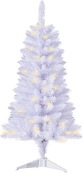 Pre-Lit Artificial Christmas Tree 4Ft - Battery Operated Mini Tree