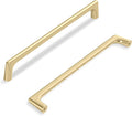 7.5 in Brushed Gold Cabinet Pulls 10 Pack - Modern Vanity Drawer