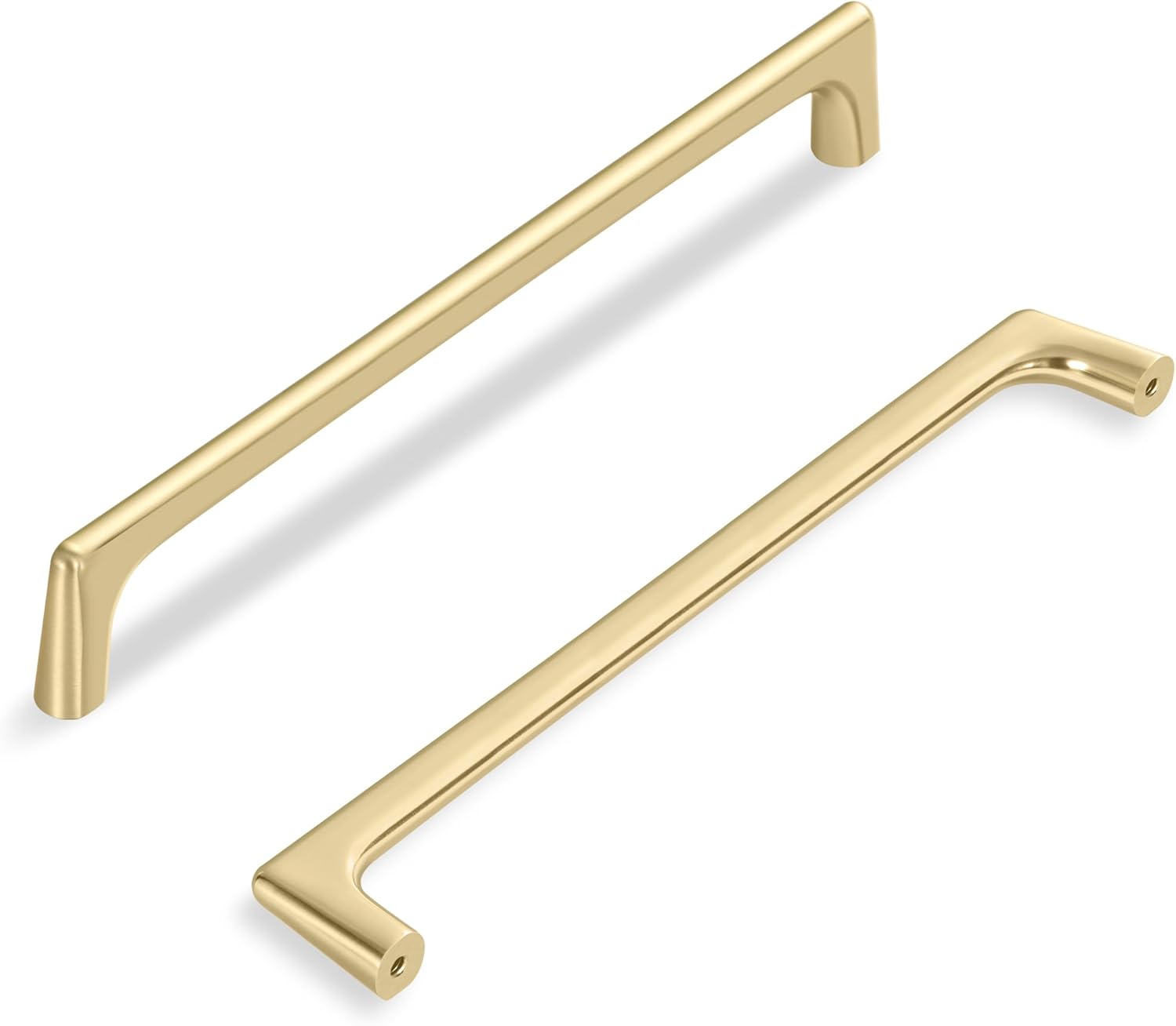 Modern Brushed Gold Cabinet Pulls for Kitchen and Bathroom Use