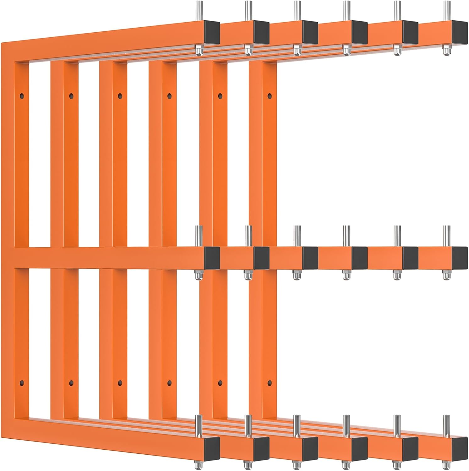 Heavy Duty Wall-Mounted Lumber Rack for Efficient Storage