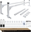 Trailer Ladder Rack Aluminium 5.77ft-8.65ft Adjustable - Durable