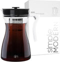 Simple Modern Cold Brew Coffee Maker | Airtight Pitcher | Iced Tea Brewer