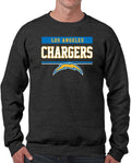 Los Angeles Chargers Charcoal Crewneck Sweatshirt - Stay Warm in Style