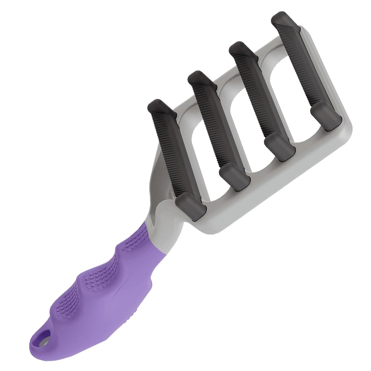 FUR4 deShedding Cat Brush for Long Hair Cats - Gentle Grooming Tool