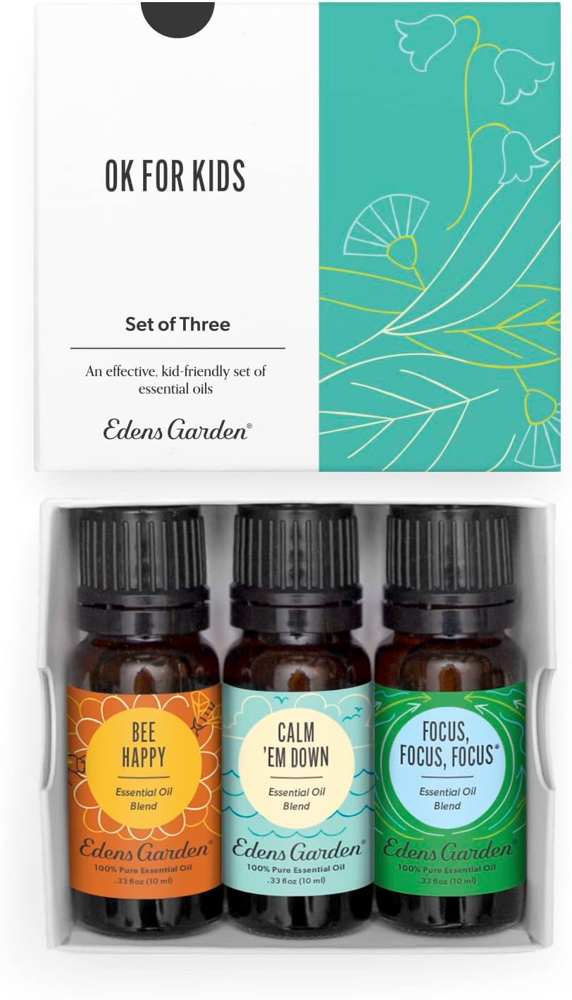 OK For Kids Essential Oil Set for Gentle Aromatherapy Bliss