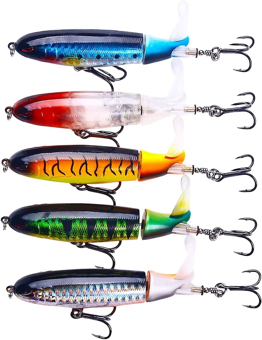 HENGJIA Topwater Bass Fishing Lures Kit