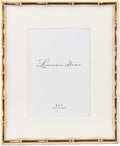 Lawrence Frames Bamboo Design Metal Frame 8x10 - Gold elegance