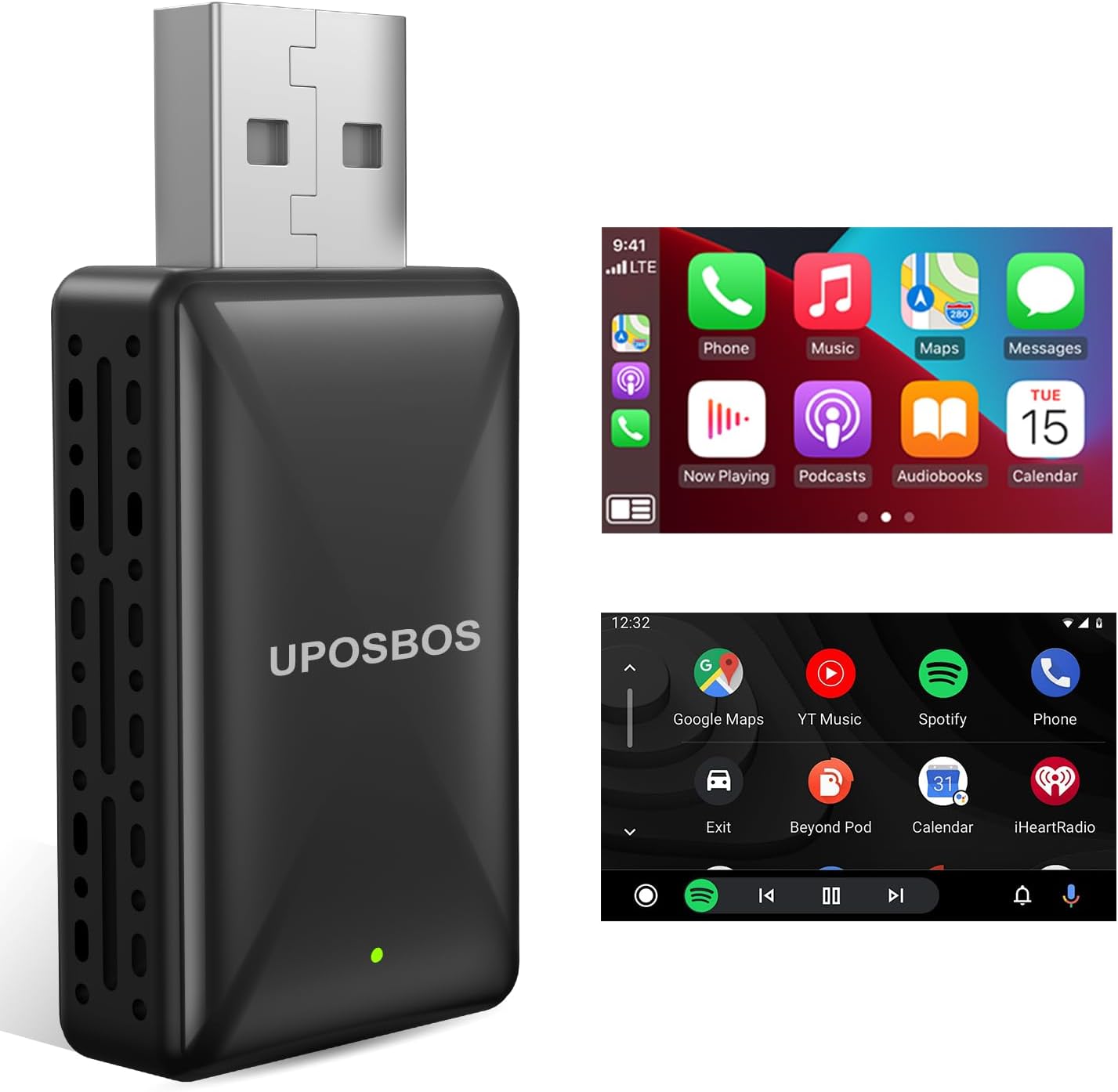 Fast Wireless CarPlay Adapter - UPOSBOS