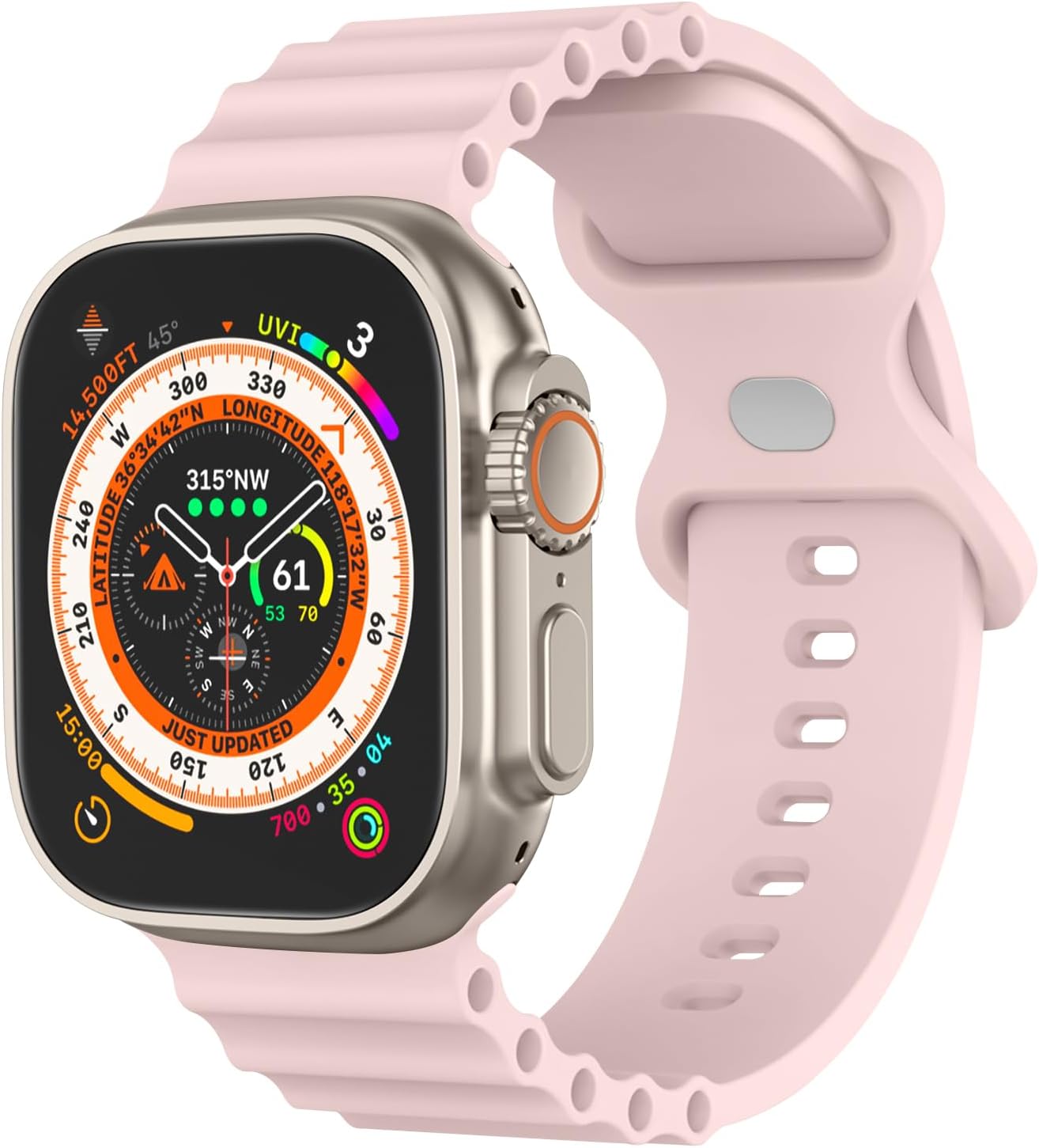 Ocean-Inspired Silicone Apple Watch Band - Stylish & Comfortable