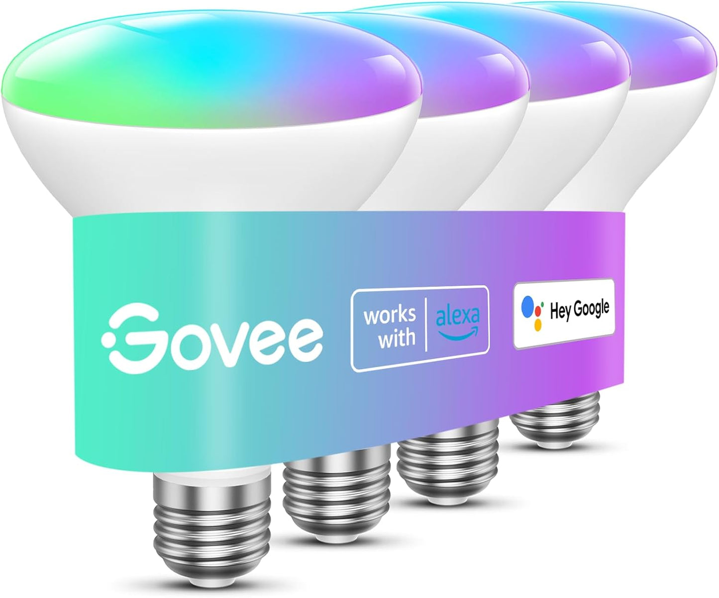 Govee Smart Light Bulbs: 1200 Lumens Dimmable BR30 RGBWW