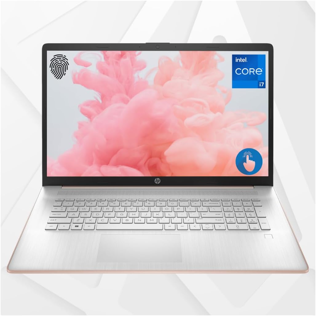 HP Essential 17t Laptop with 17.3in Touchscreen and i7 Processor
