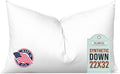 Pillowflex Synthetic Down Pillow Insert 22x32 - Ultra Soft Oversized