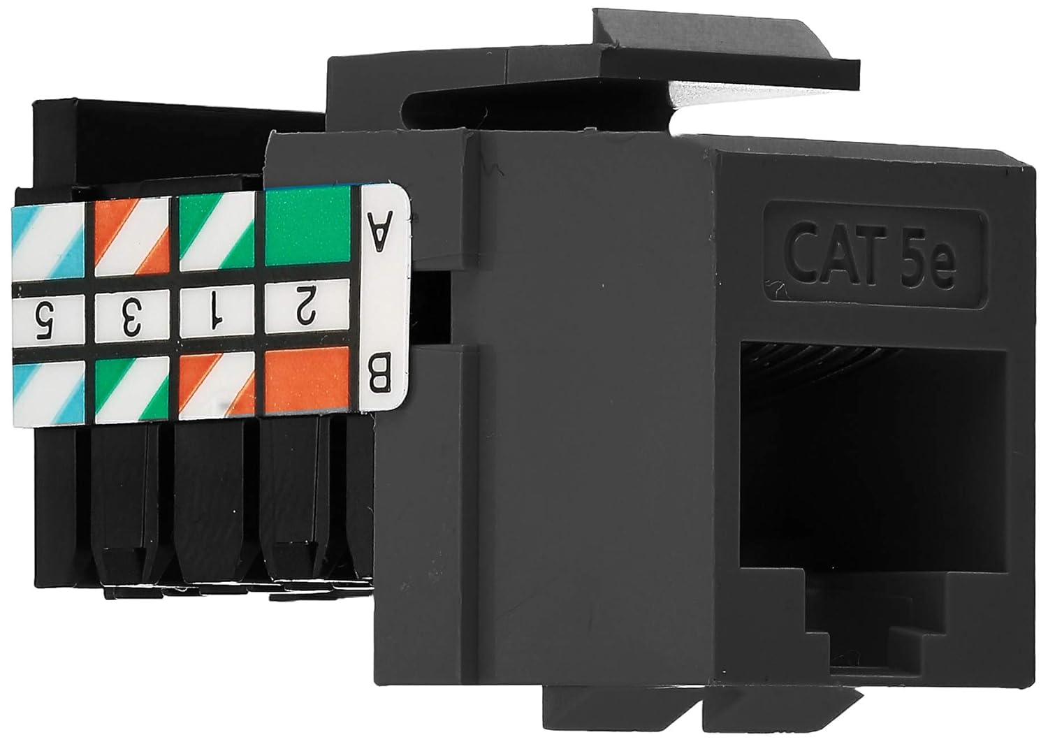 Leviton QuickPort Cat 5e 8-Wire T568A/B Connector for Easy Install