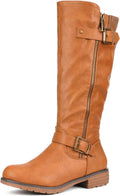 Knee High Boots for Women Comfortable Riding Boots with Buckle