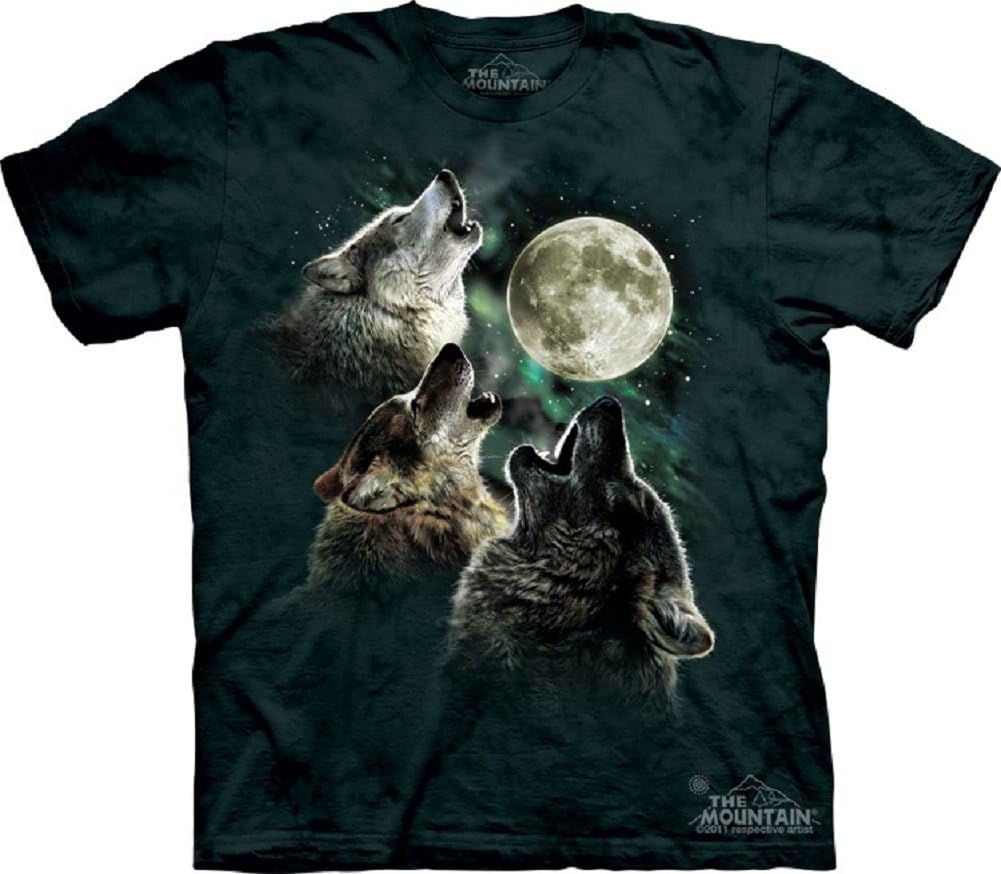 Three Wolf Moon Short Sleeve Tee - Unique Art Wear for All