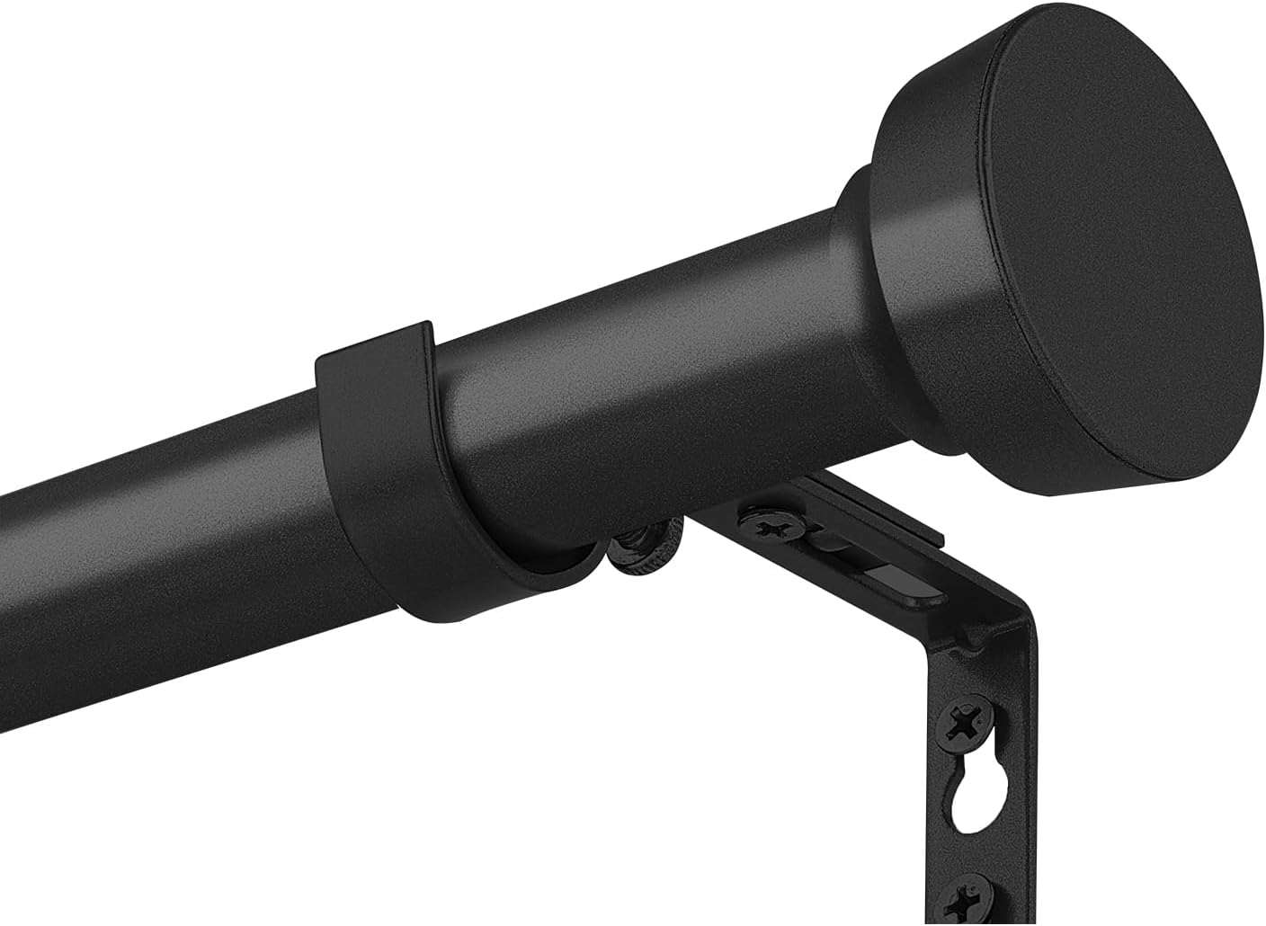 Blackout Wrap Around Rustic Curtain Rod - 30-72 Inches