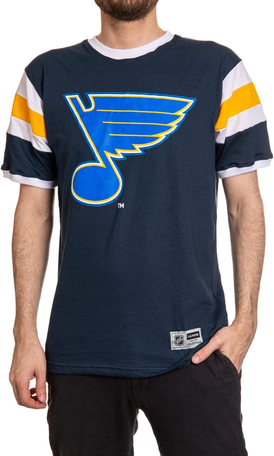 Calhoun NHL Surf & Skate Retro Style T-Shirt for Men