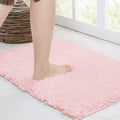 Walensee 72x24 in Blush Large Bathroom Rug - Ultra Soft Chenille